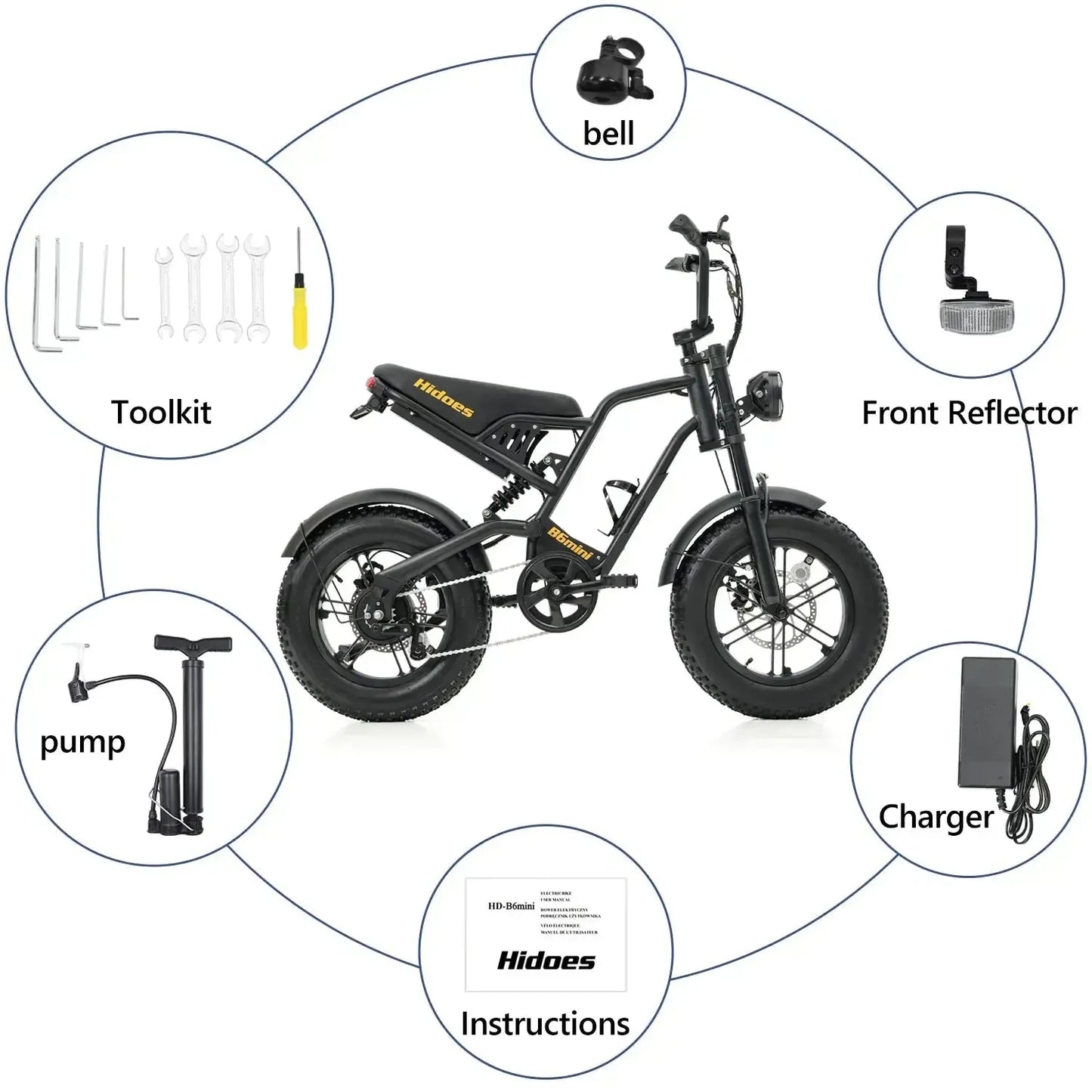HIDOES B6 Mini Kids Electric Bike