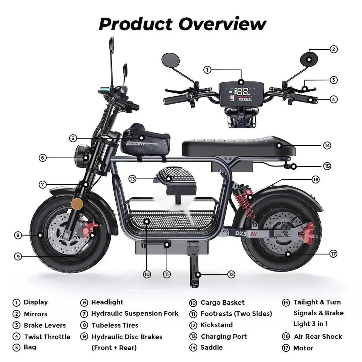 ISCOOTER DX5 Electric Scooter