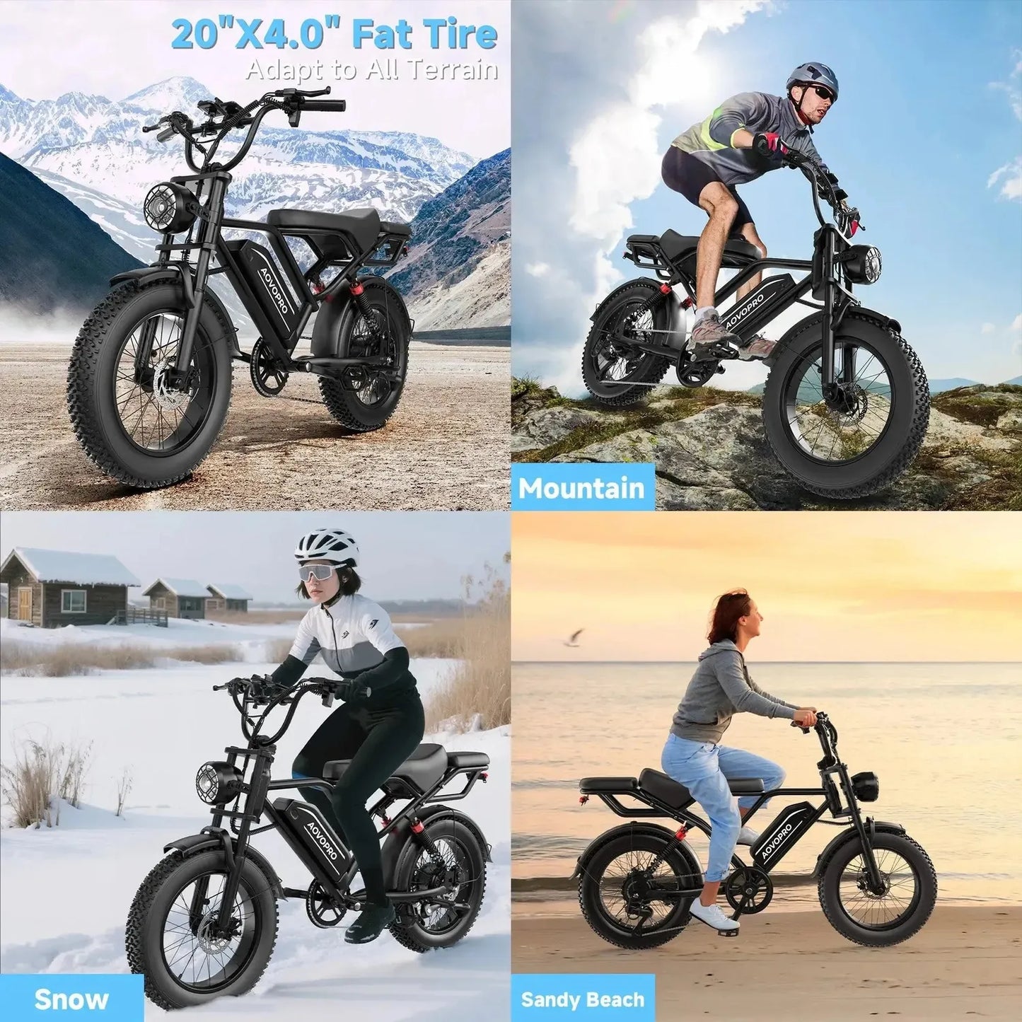 AOVOPRO AP20 / QLAWAY Electric Bike