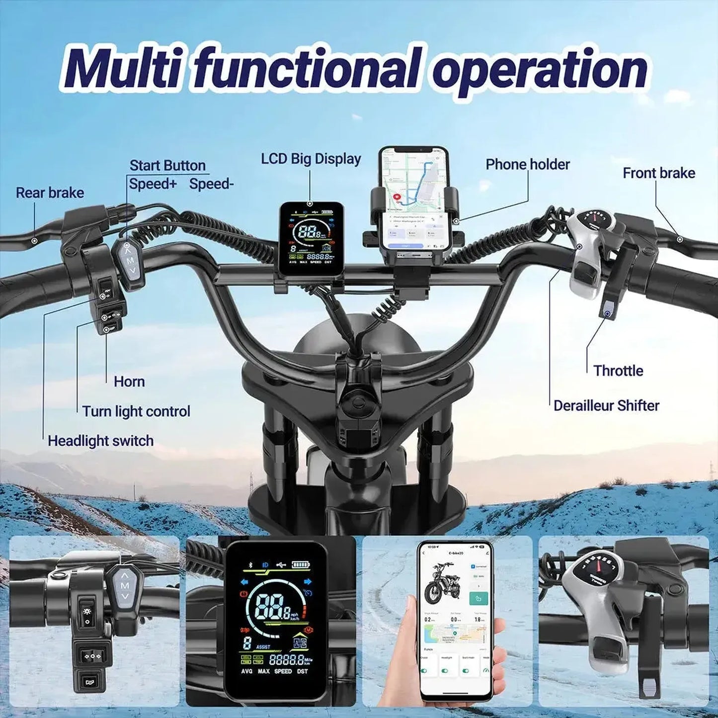AOVOPRO AP20 / QLAWAY Electric Bike