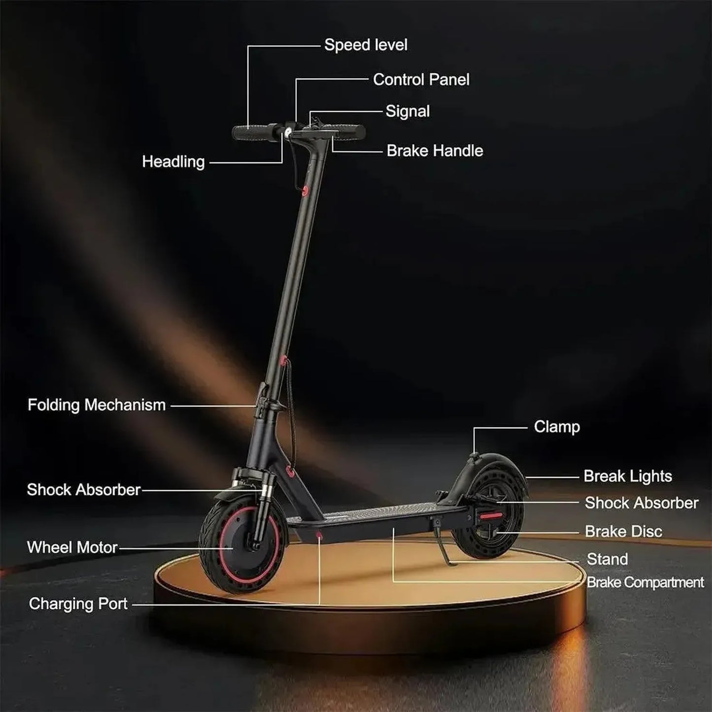 LADPED LP10 Foldable Electric Scooter