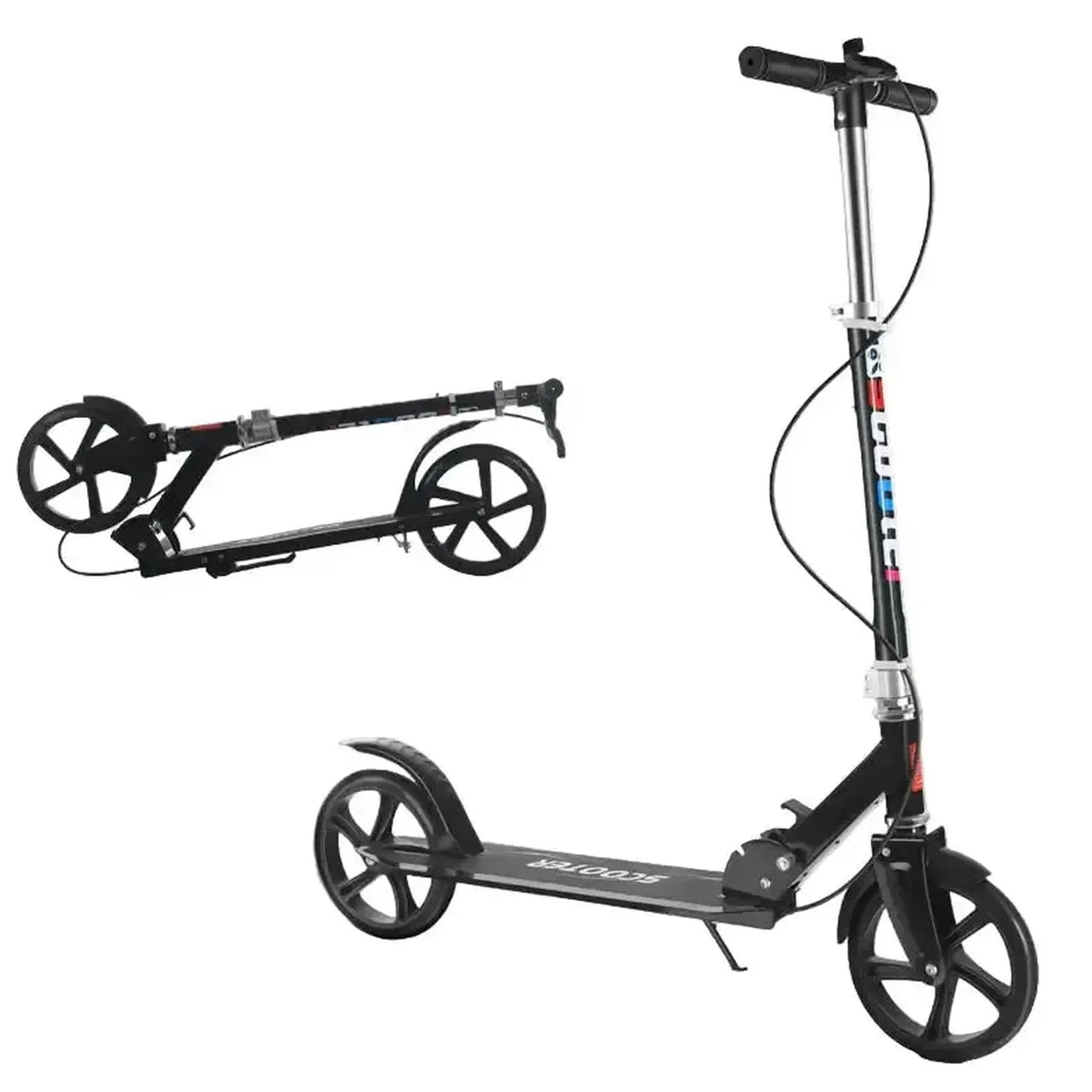 Adult Folding Scooter with Hand Brake – Lightweight Commuter Scooter