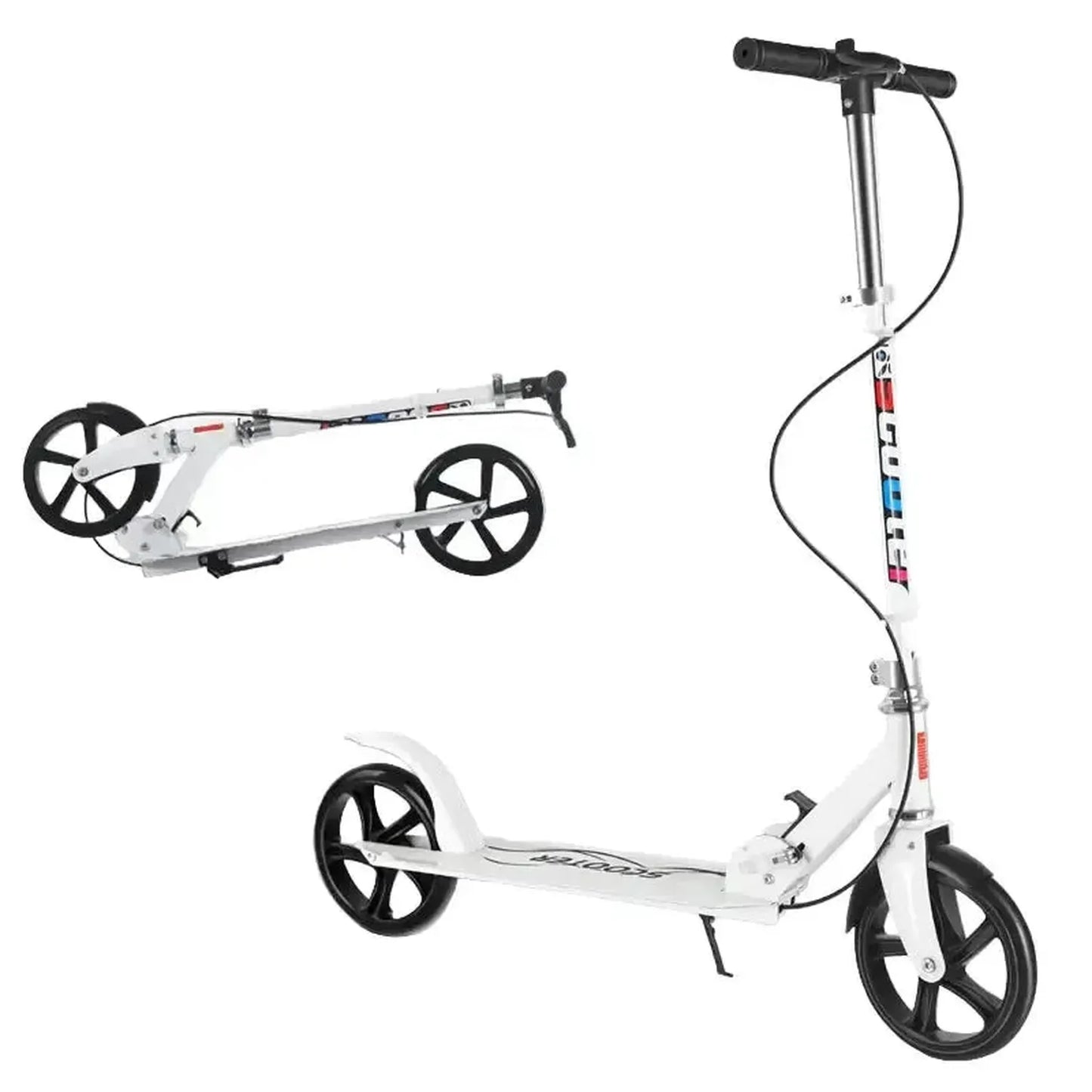 Adult Folding Scooter with Hand Brake – Lightweight Commuter Scooter