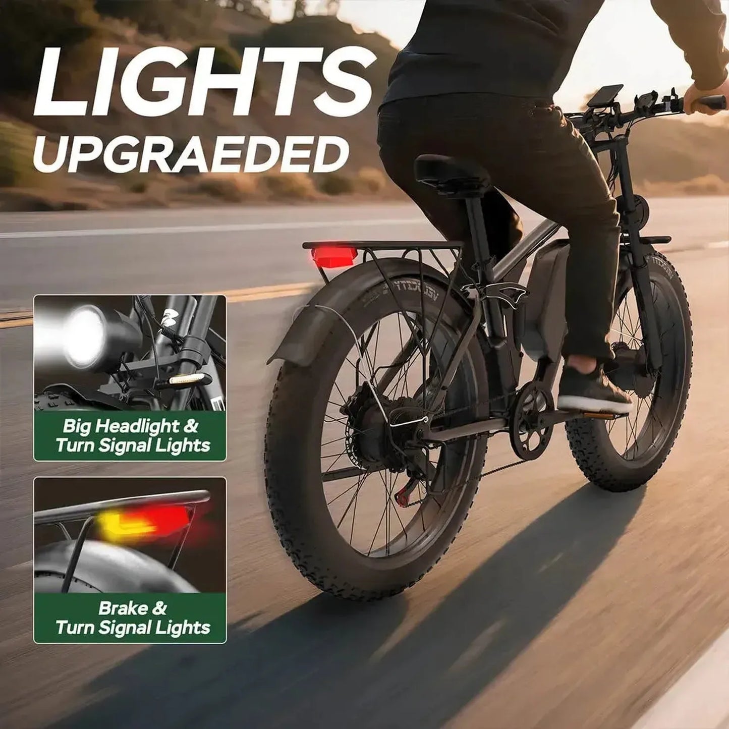 BLUVALL V1 Fat Tyre Electric Bike