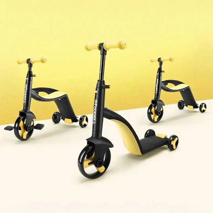 Kids 3-in-1 Scooter – Ride-On, Balance Bike & Scooter (Ages 2–6)