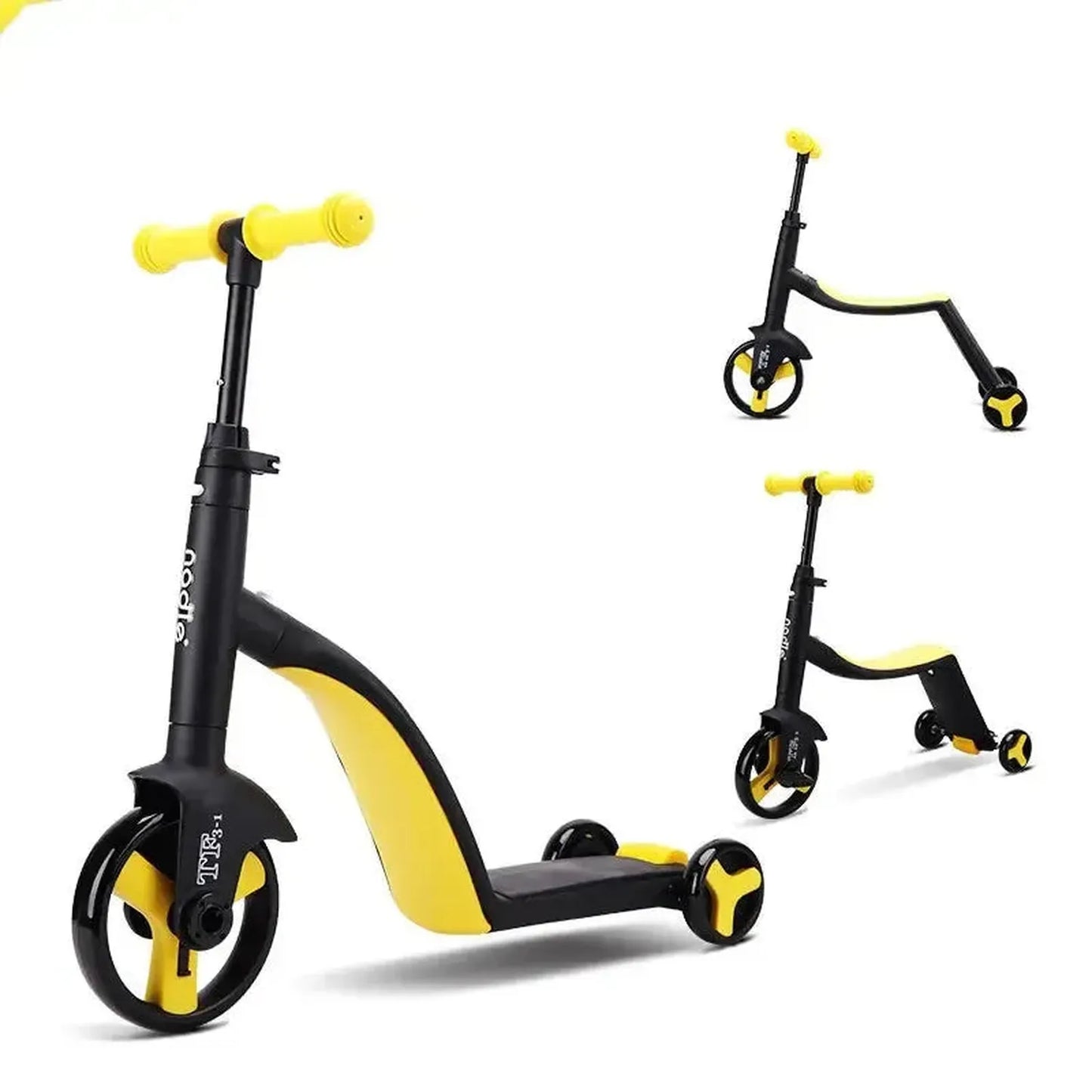 Kids 3-in-1 Scooter – Ride-On, Balance Bike & Scooter (Ages 2–6)