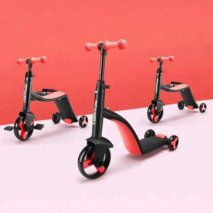 Kids 3-in-1 Scooter – Ride-On, Balance Bike & Scooter (Ages 2–6)