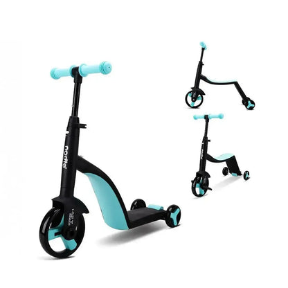 Kids 3-in-1 Scooter – Ride-On, Balance Bike & Scooter (Ages 2–6)