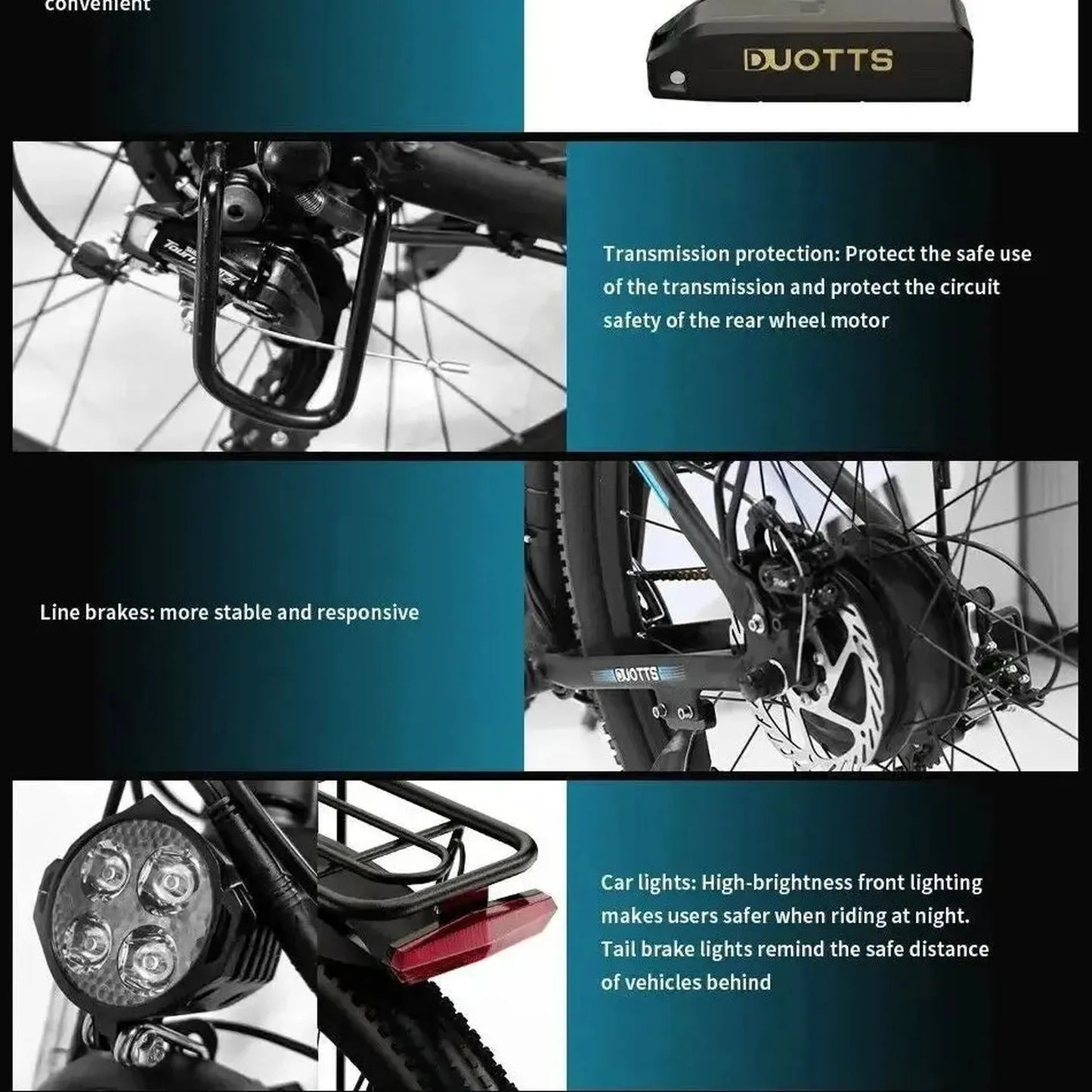 DUOTTS C29 Electric Bike with Dual Battery