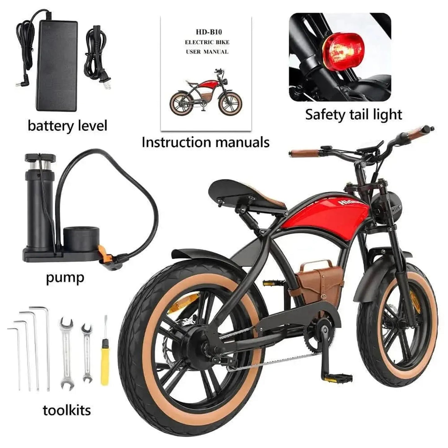 HIDOES B10 Fat Tire Electric Bike