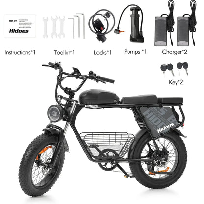 HIDOES B9 Fat Tire Electric Bike