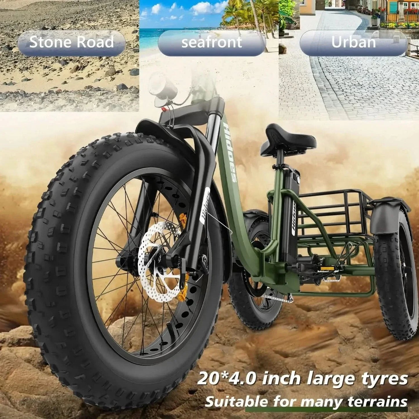 HIDOES ET1 Electric Bike Tricycle