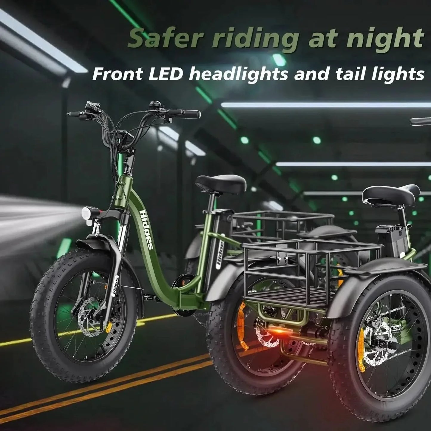 HIDOES ET1 Electric Bike Tricycle
