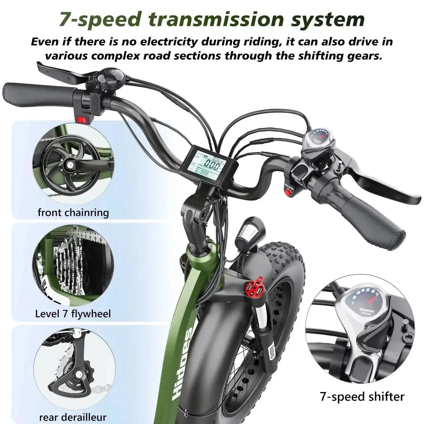 HIDOES ET1 Electric Bike Tricycle