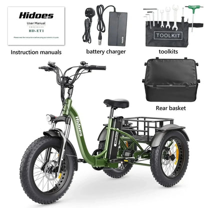 HIDOES ET1 Electric Bike Tricycle