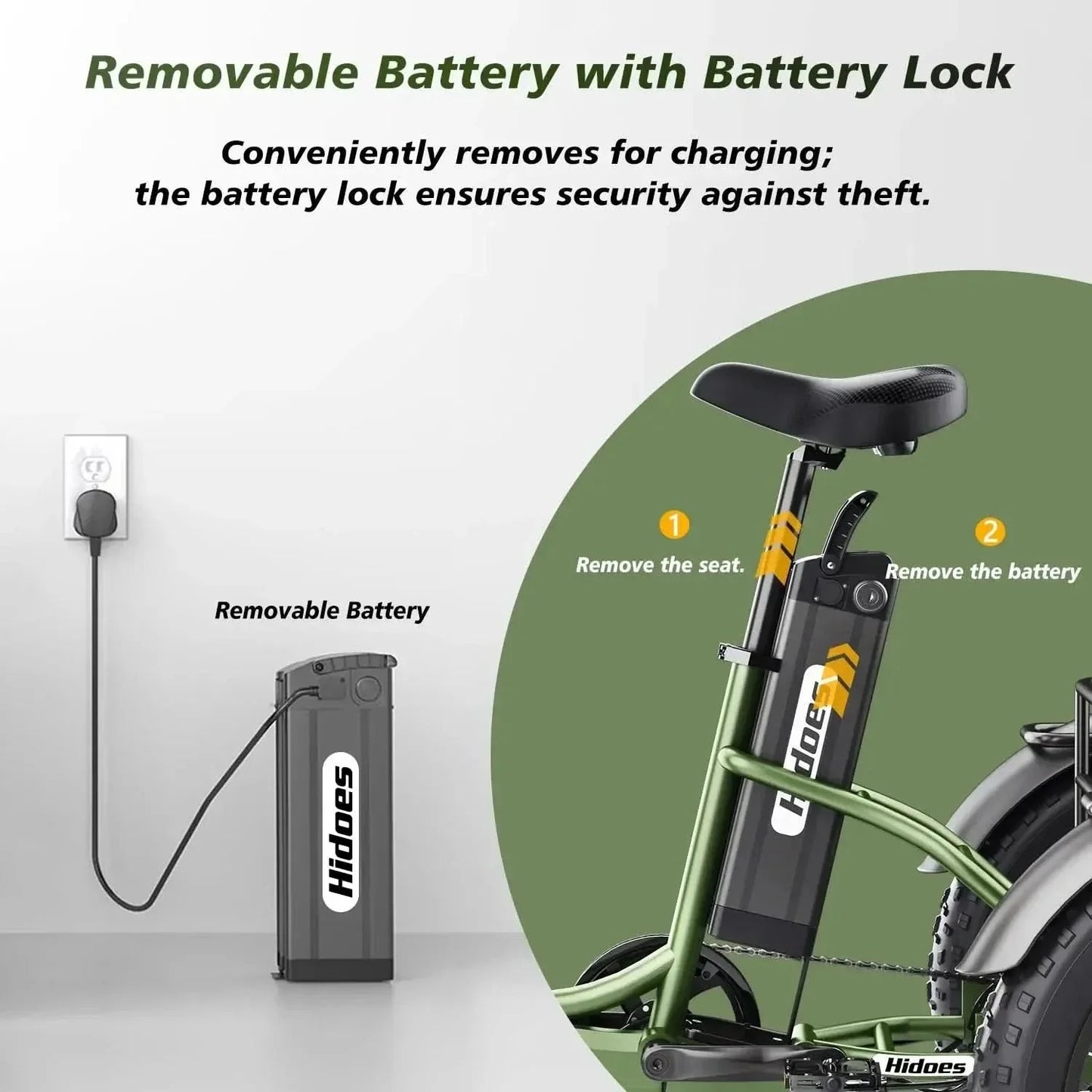 HIDOES ET1 Electric Bike Tricycle