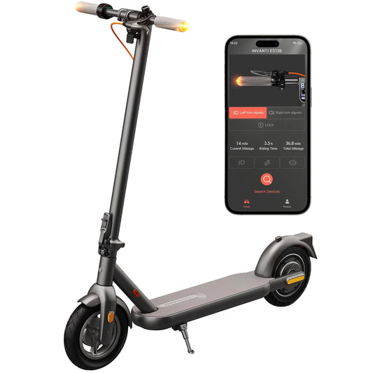 INVANTI V22PRO Electric Scooter – 20MPH, App Control, Turn Signals