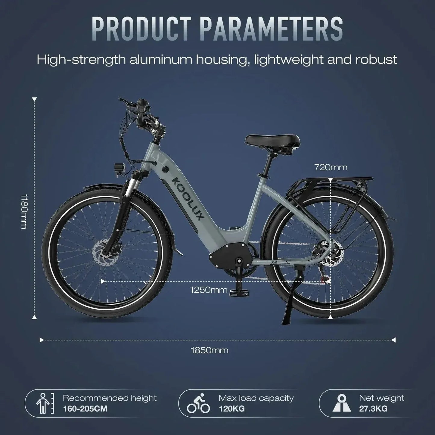 KOOLUX X2 Commuter Electric Bike