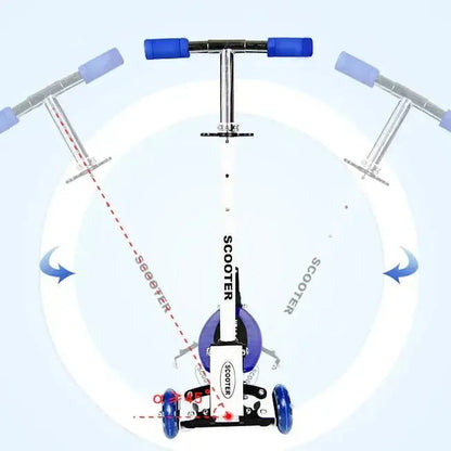 Kids 3 Wheel Scooter – Stable Balance Scooter for Ages 3–6