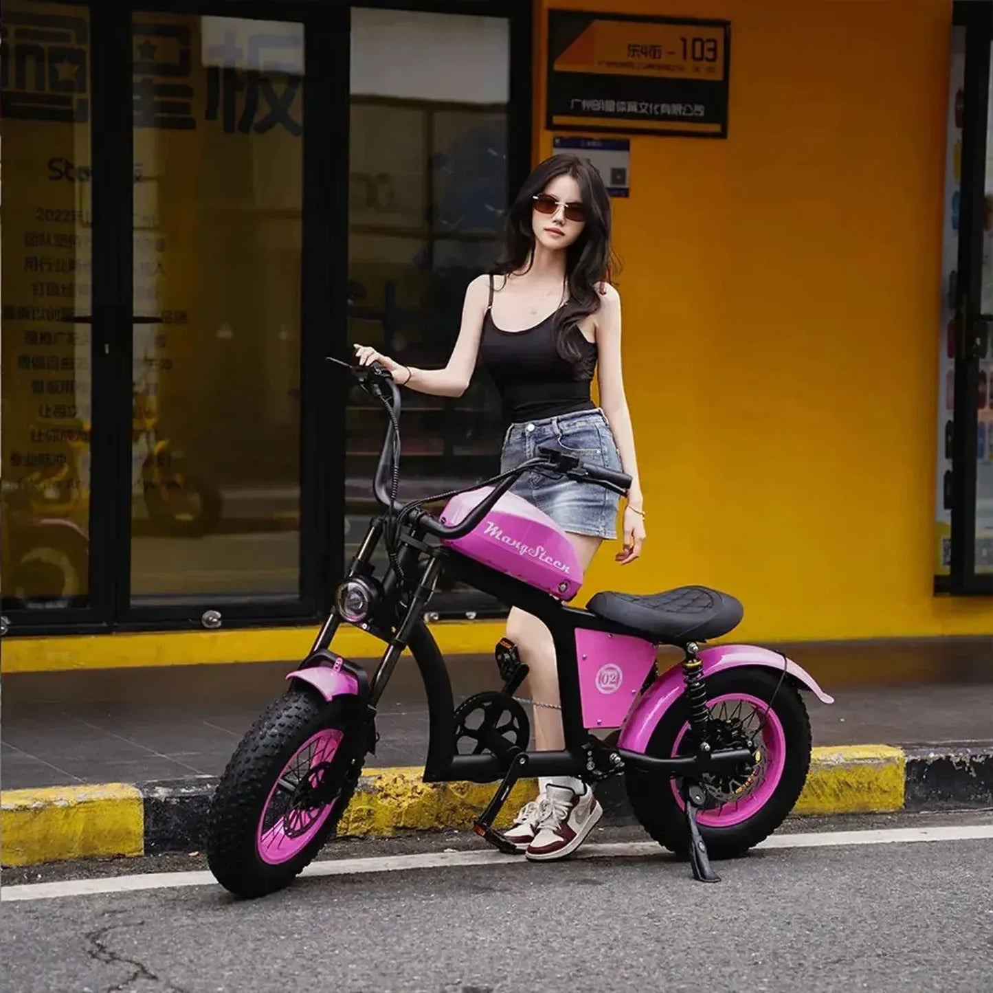 MANGOSTEEN FT02 Mini Chopper Electric Bike