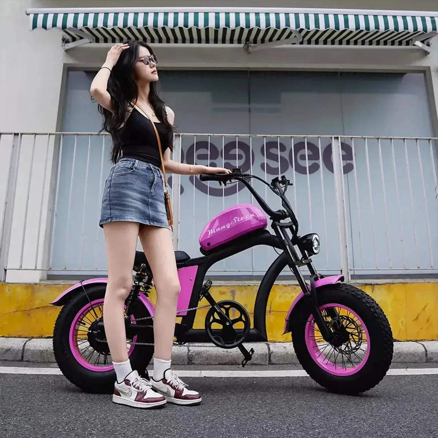 MANGOSTEEN FT02 Mini Chopper Electric Bike