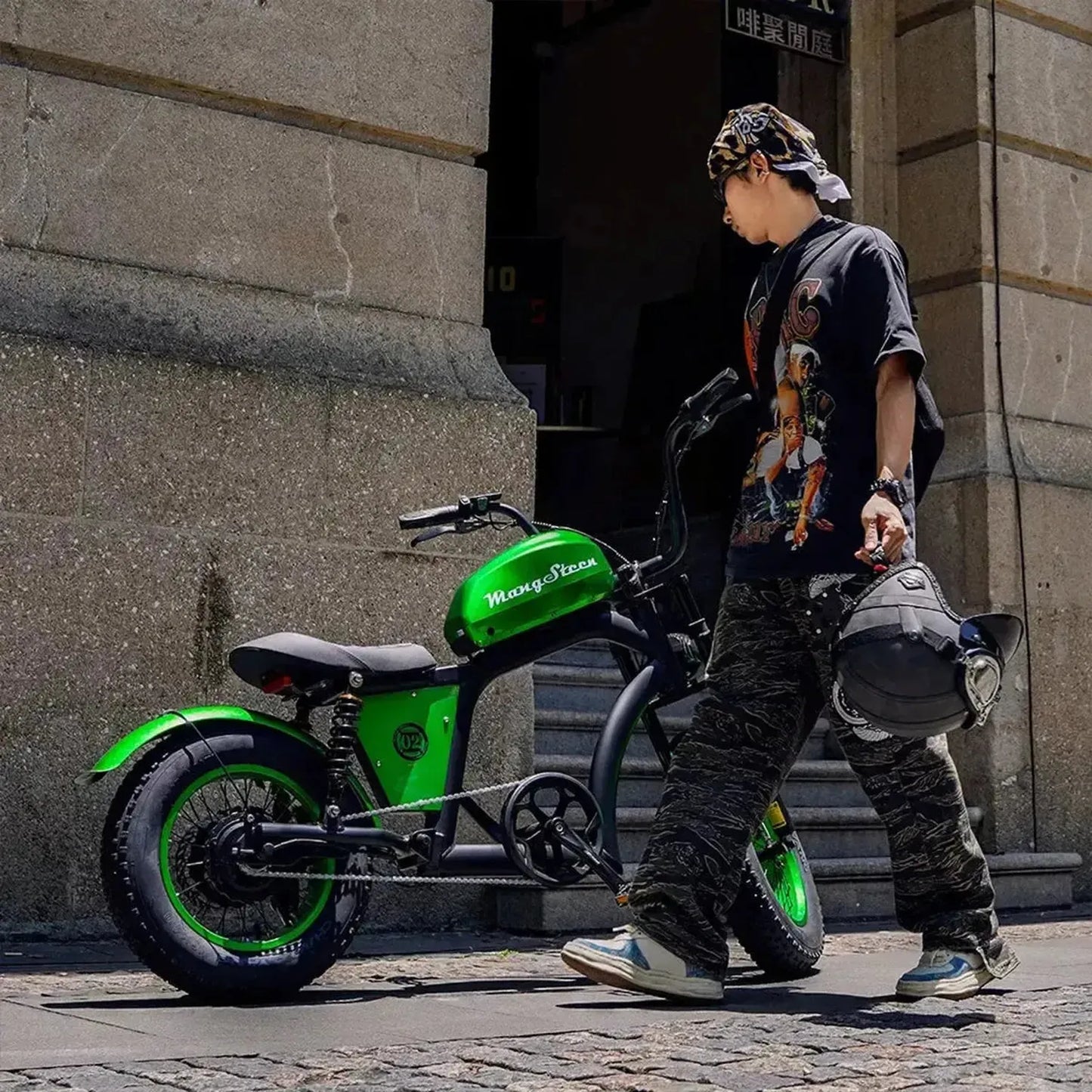 MANGOSTEEN FT02 Mini Chopper Electric Bike