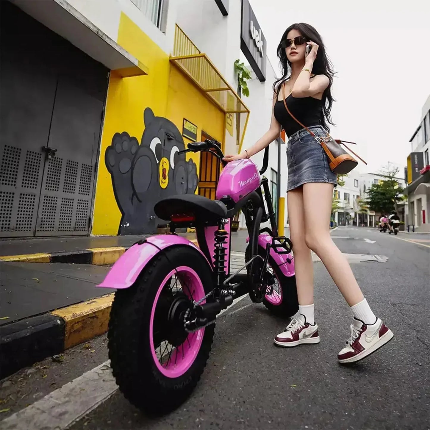 MANGOSTEEN FT02 Mini Chopper Electric Bike