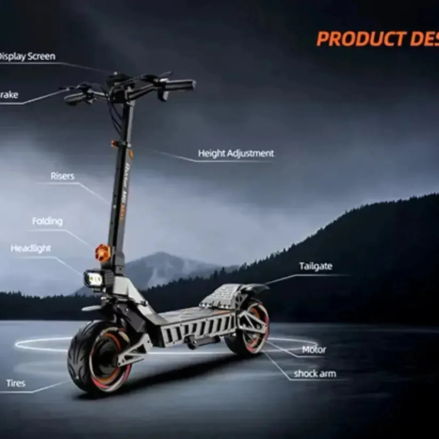 RUITOO M6 Max Electric Scooter