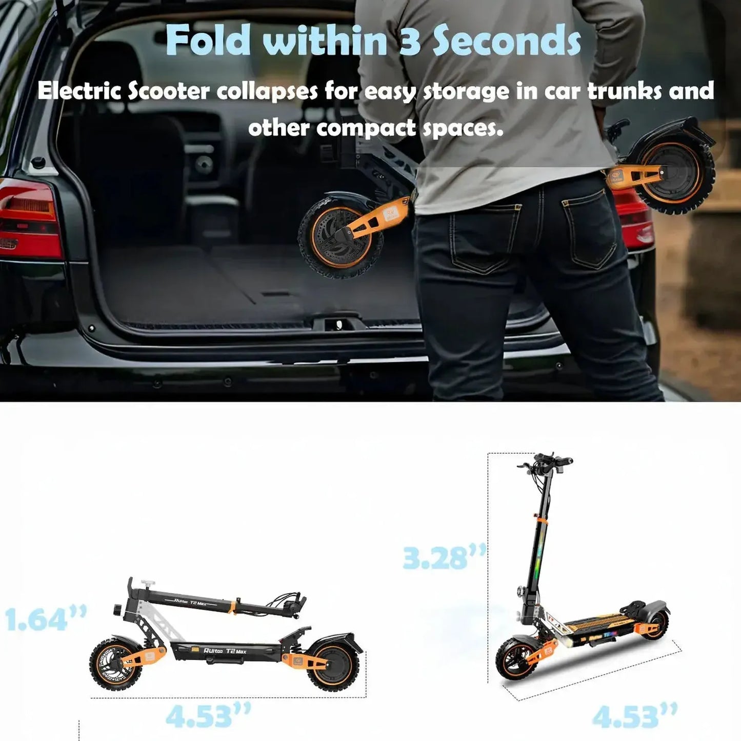 RUITOO T2 Max Electric Scooter