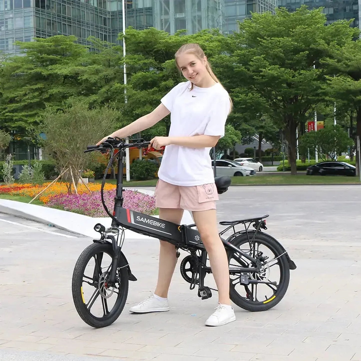 SAMEBIKE 20LVXD30-II Folding Electric Mini Bike