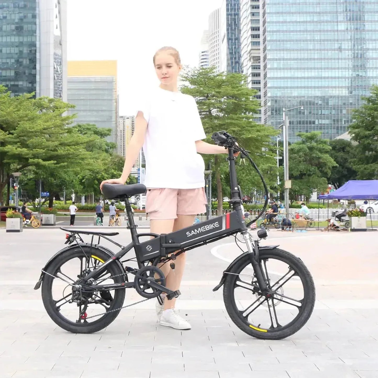 SAMEBIKE 20LVXD30-II Folding Electric Mini Bike
