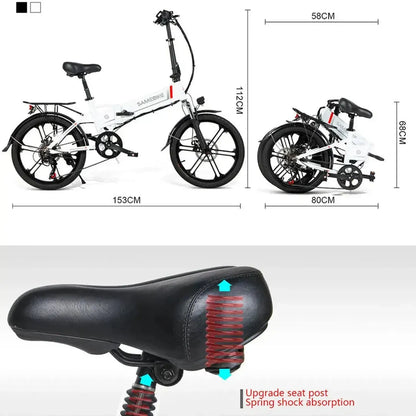 SAMEBIKE 20LVXD30-II Folding Electric Mini Bike