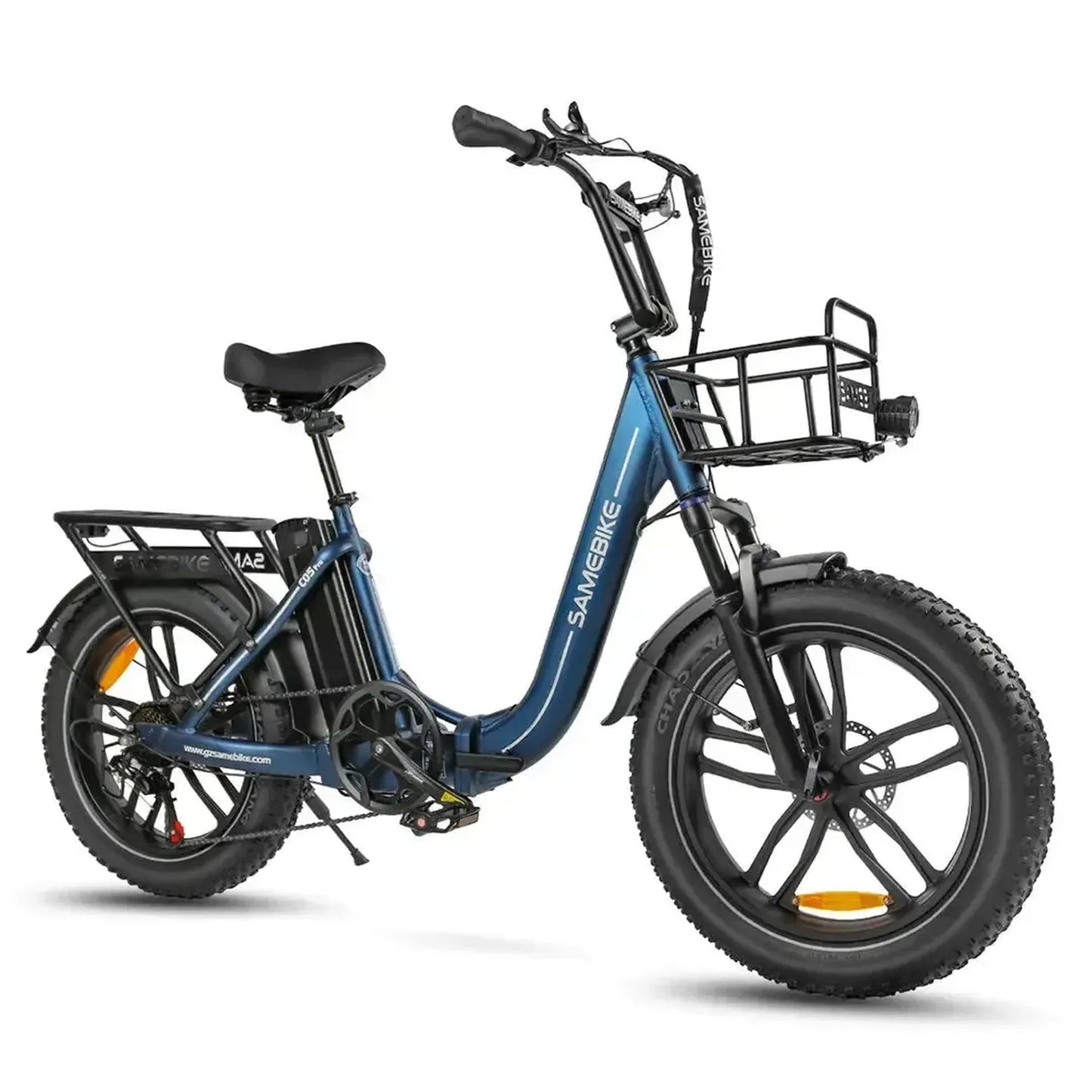SAMEBIKE C05 Pro Step-through Foldable Fat Tire Ebike