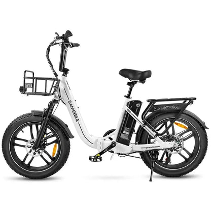 SAMEBIKE C05 Pro Step-through Foldable Fat Tire Ebike
