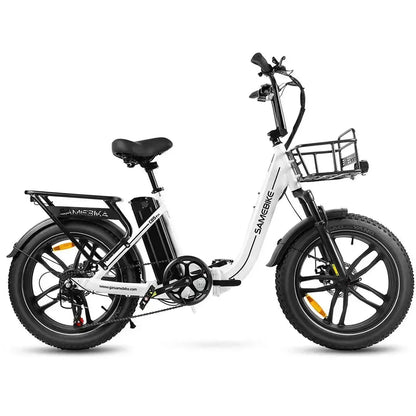 SAMEBIKE C05 Pro Step-through Foldable Fat Tire Ebike