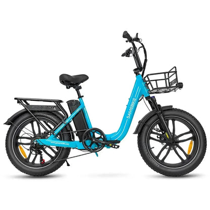 SAMEBIKE C05 Pro Step-through Foldable Fat Tire Ebike