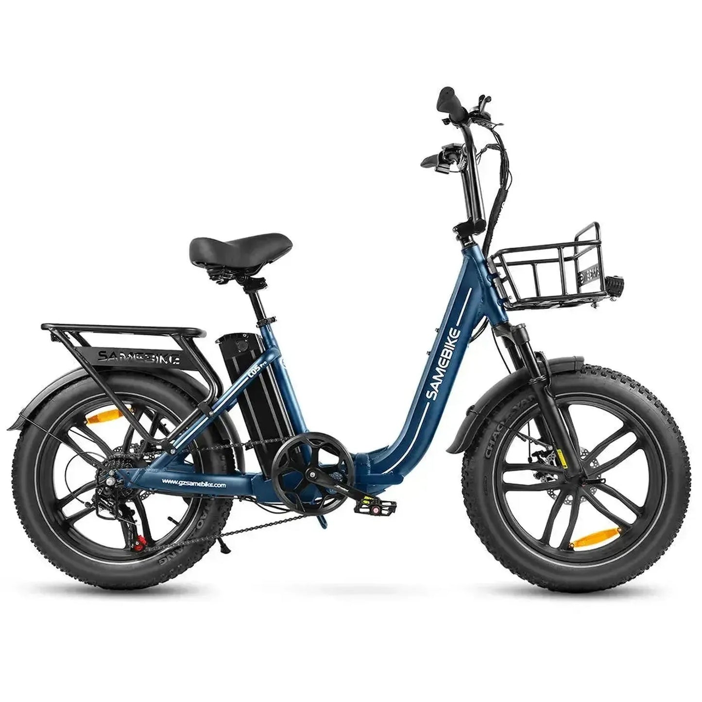 SAMEBIKE C05 Pro Step-through Foldable Fat Tire Ebike