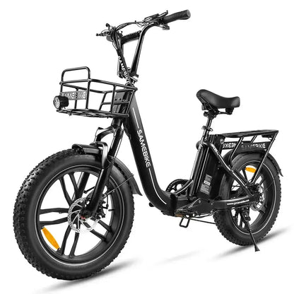 SAMEBIKE C05 Pro Step-through Foldable Fat Tire Ebike