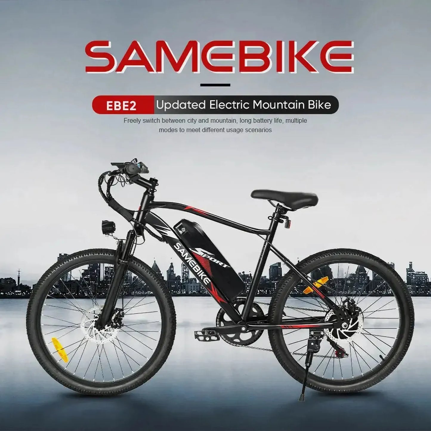 SAMEBIKE EBE2 Mountain Electric Bike With Torque-Sensor