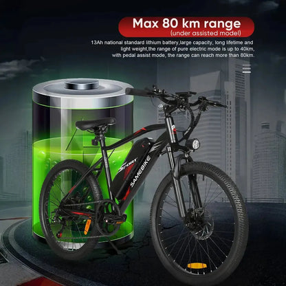 SAMEBIKE EBE2 Mountain Electric Bike With Torque-Sensor
