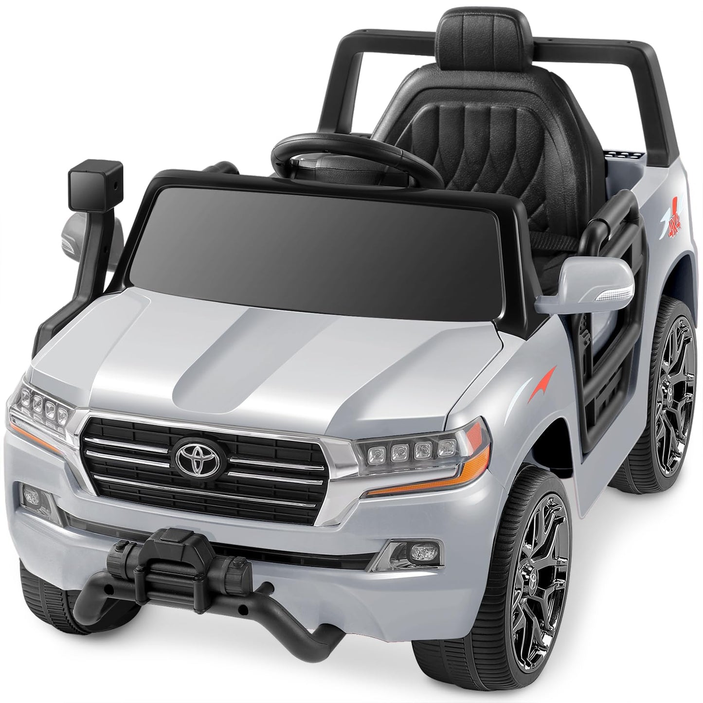 Toyota Kids Ride On Car 12V – Remote Control, Bluetooth, Storage & DIY Blocks Area