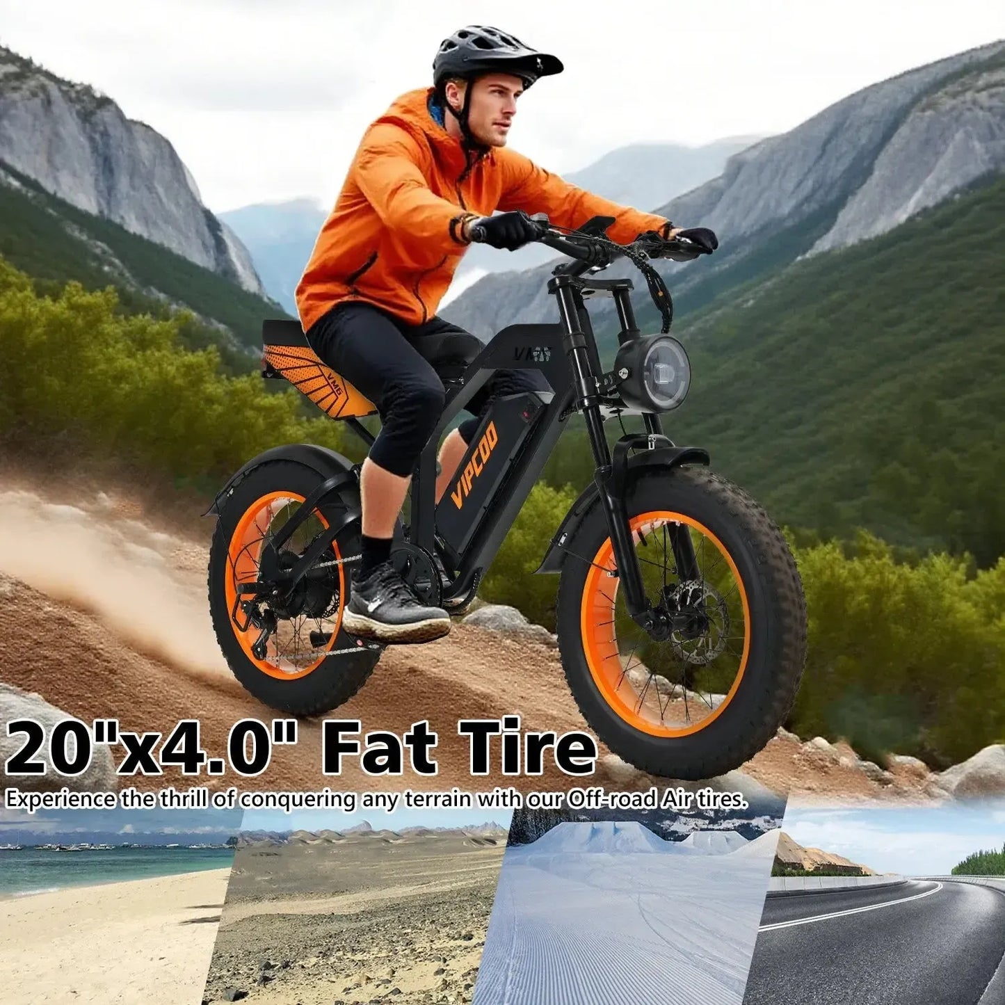 VIPCOO VM6 Fat Tire Electric Bike