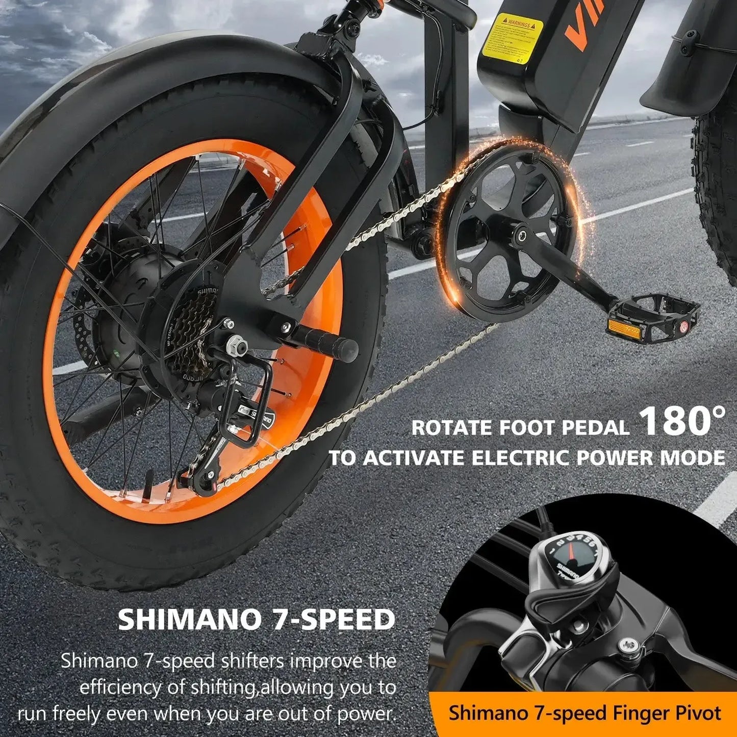 VIPCOO VM6 Fat Tire Electric Bike