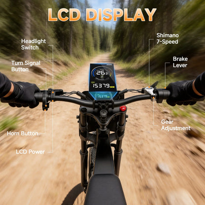 Bluvall R700 Fat Tyre Electric Bike