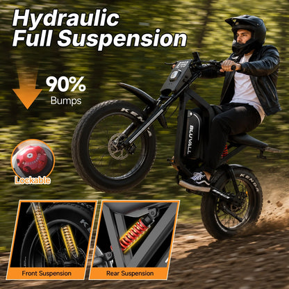 Bluvall R700 Fat Tyre Electric Bike
