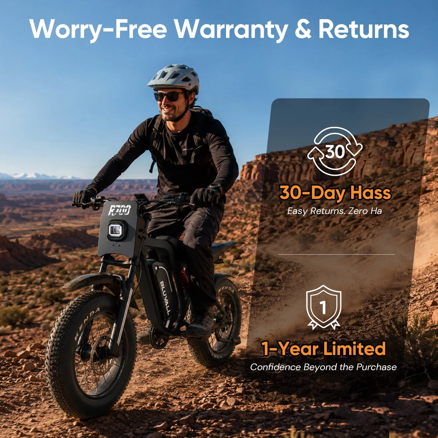 Bluvall R700 Fat Tyre Electric Bike