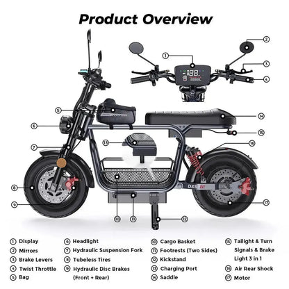 ISCOOTER DX5 Electric Scooter