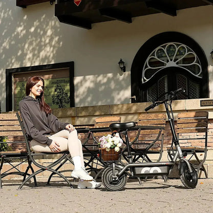 ISCOOTER F2 Electric Scooter with Seat