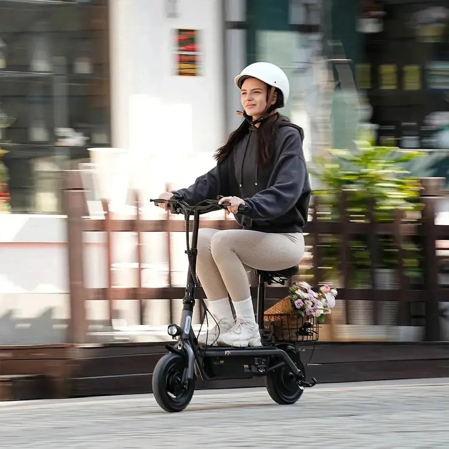 ISCOOTER F2 Electric Scooter with Seat
