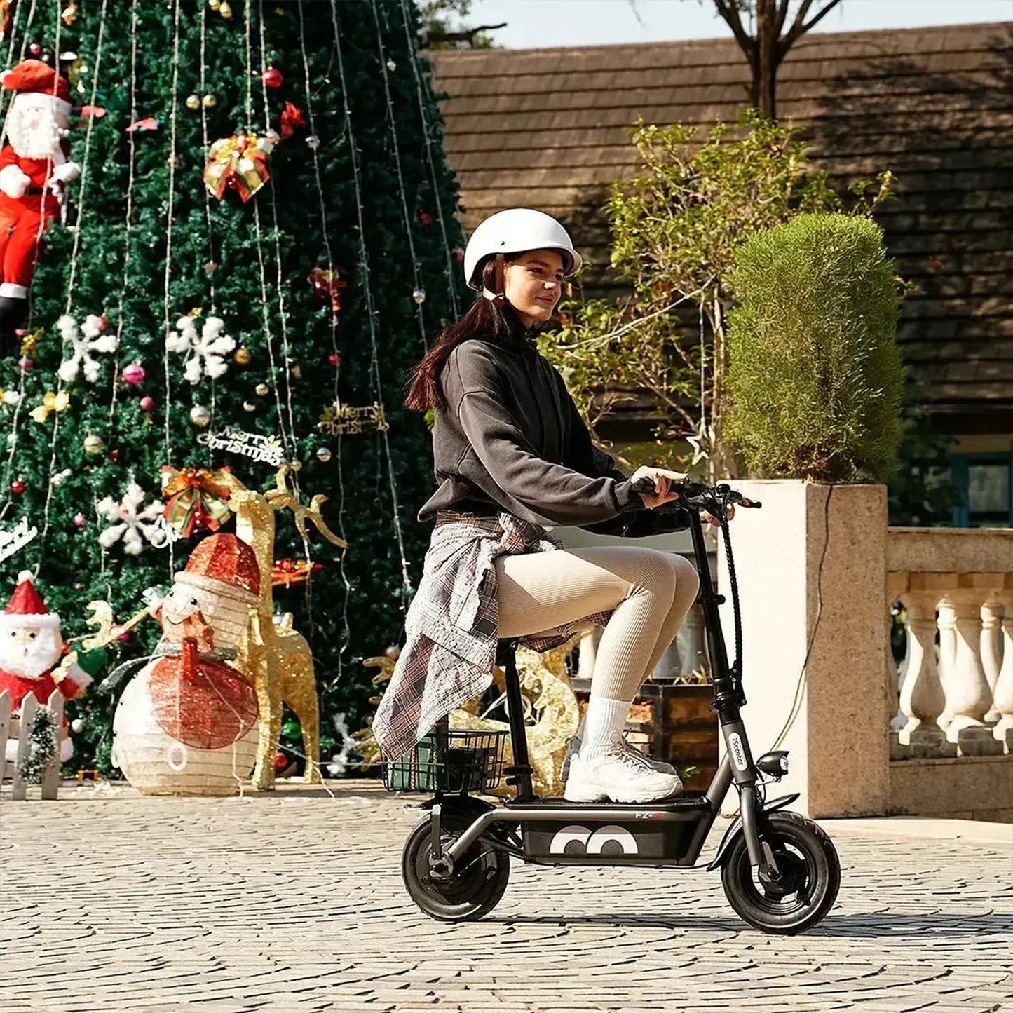 ISCOOTER F2 Electric Scooter with Seat